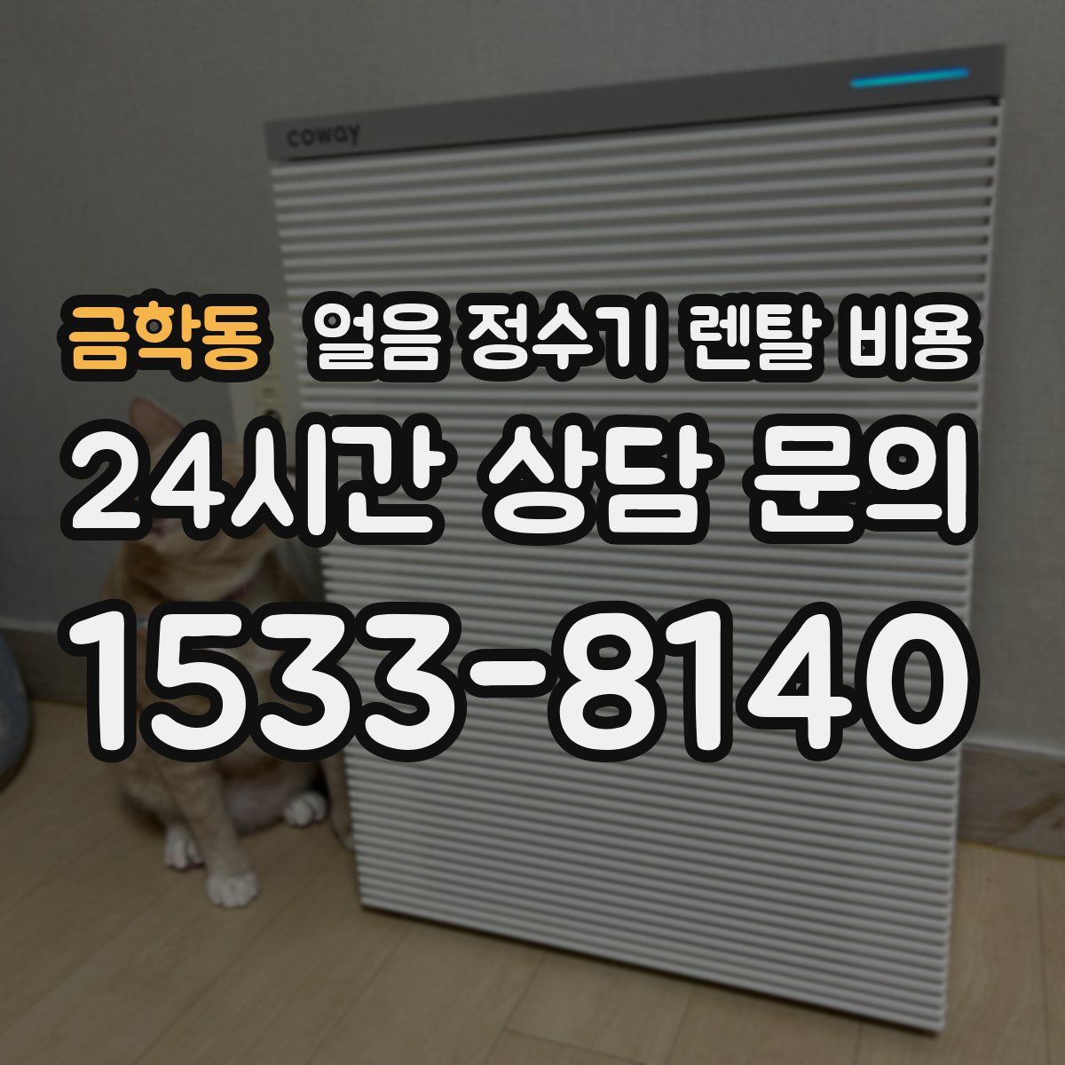 금학동 얼음 정수기 렌탈 비용