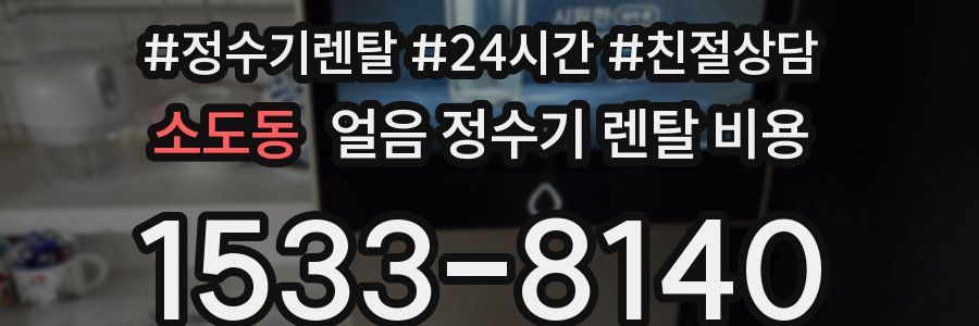 소도동 얼음 정수기 렌탈 비용