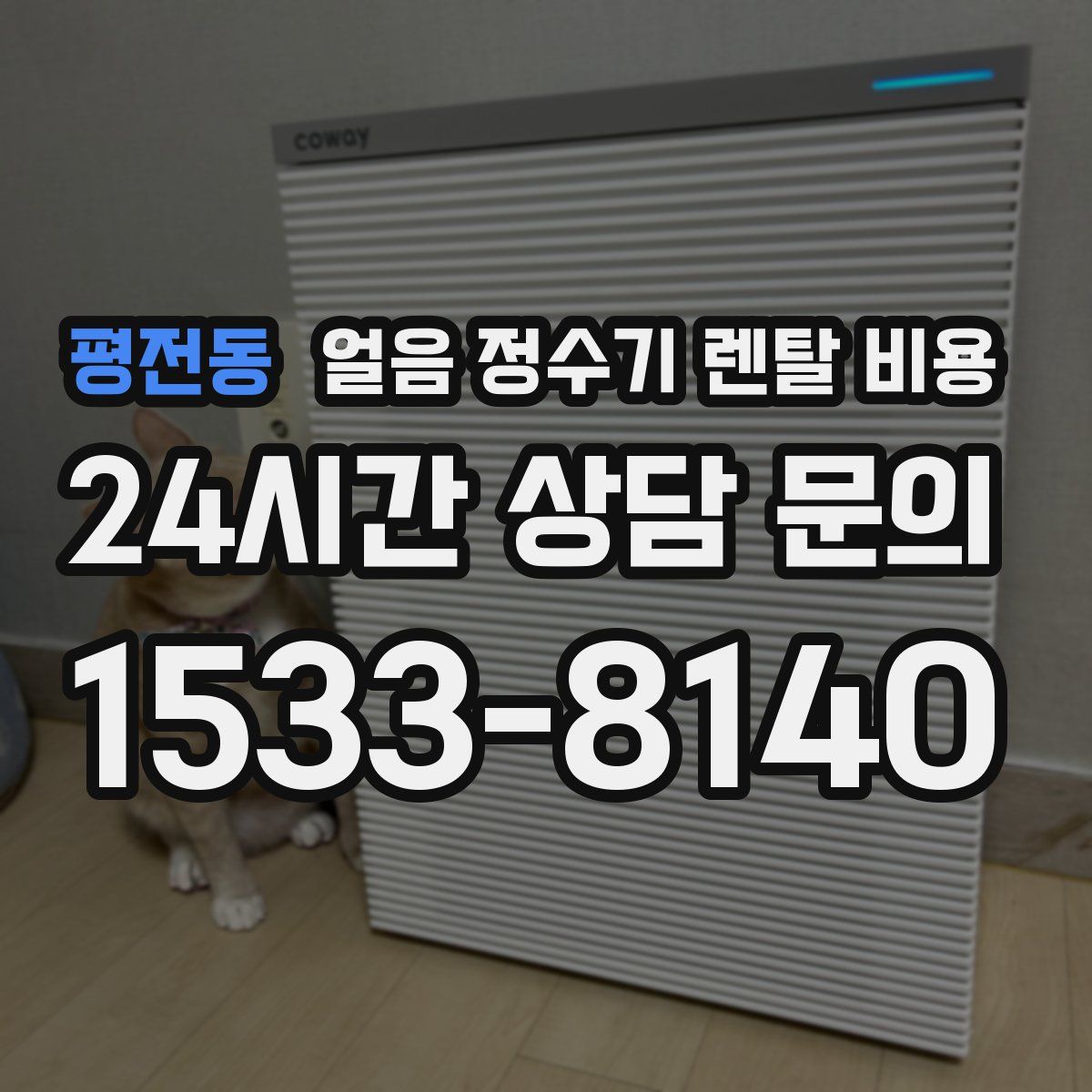 평전동 얼음 정수기 렌탈 비용