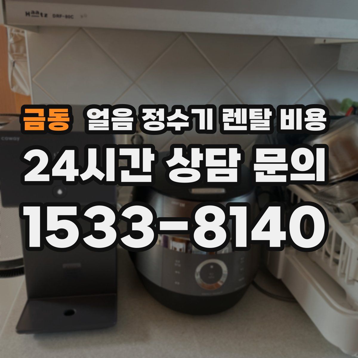 금동 얼음 정수기 렌탈 비용