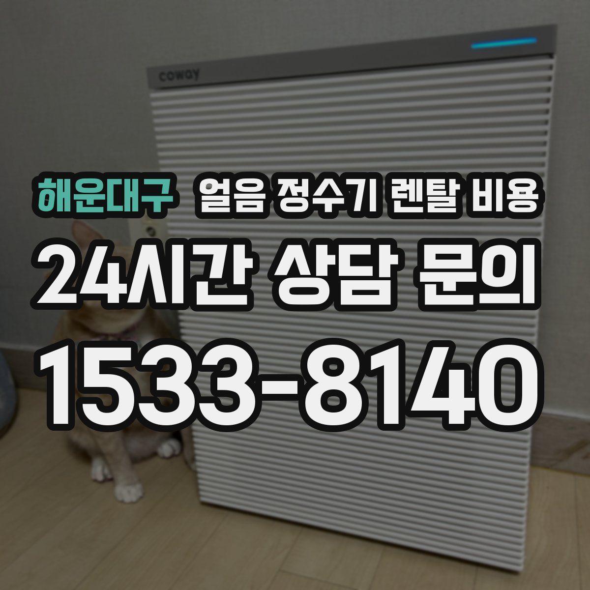 해운대구 얼음 정수기 렌탈 비용