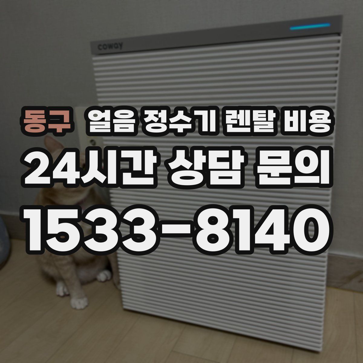 동구 얼음 정수기 렌탈 비용