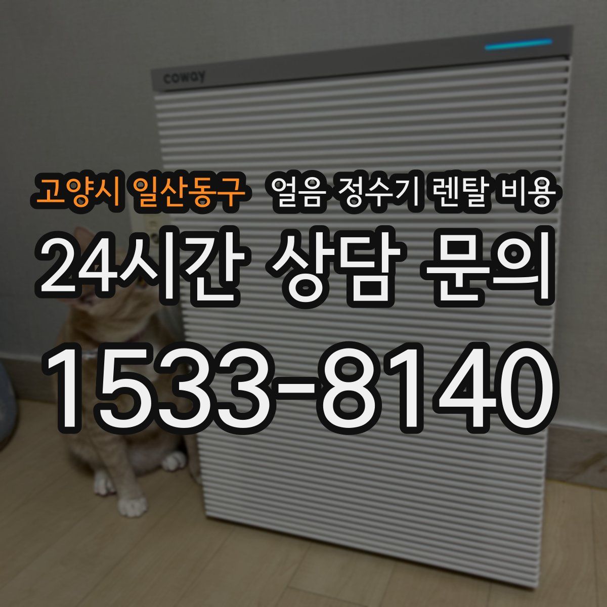 고양시 일산동구 얼음 정수기 렌탈 비용