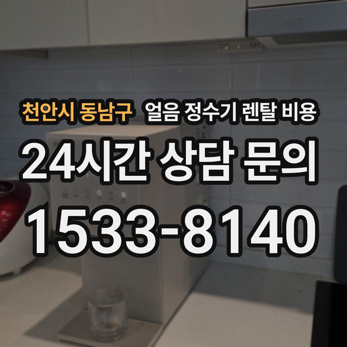 천안시 동남구 얼음 정수기 렌탈 비용