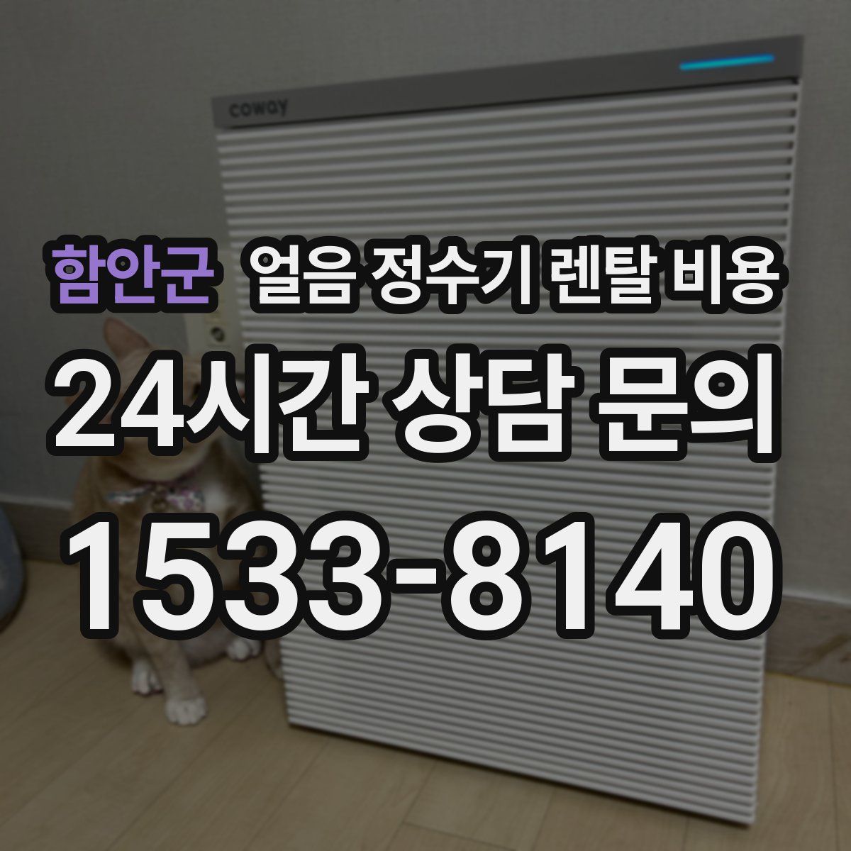 함안군 얼음 정수기 렌탈 비용