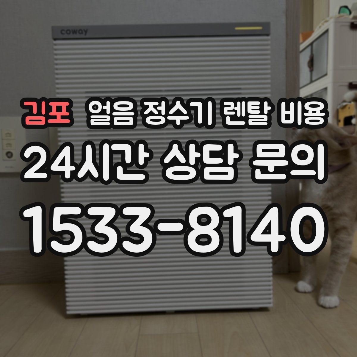 김포 얼음 정수기 렌탈 비용