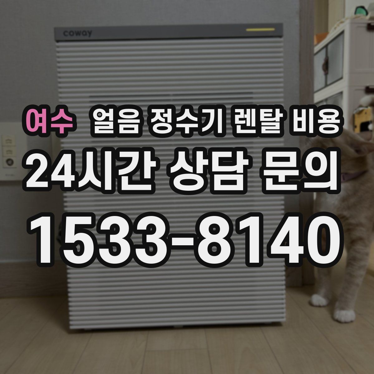 여수 얼음 정수기 렌탈 비용