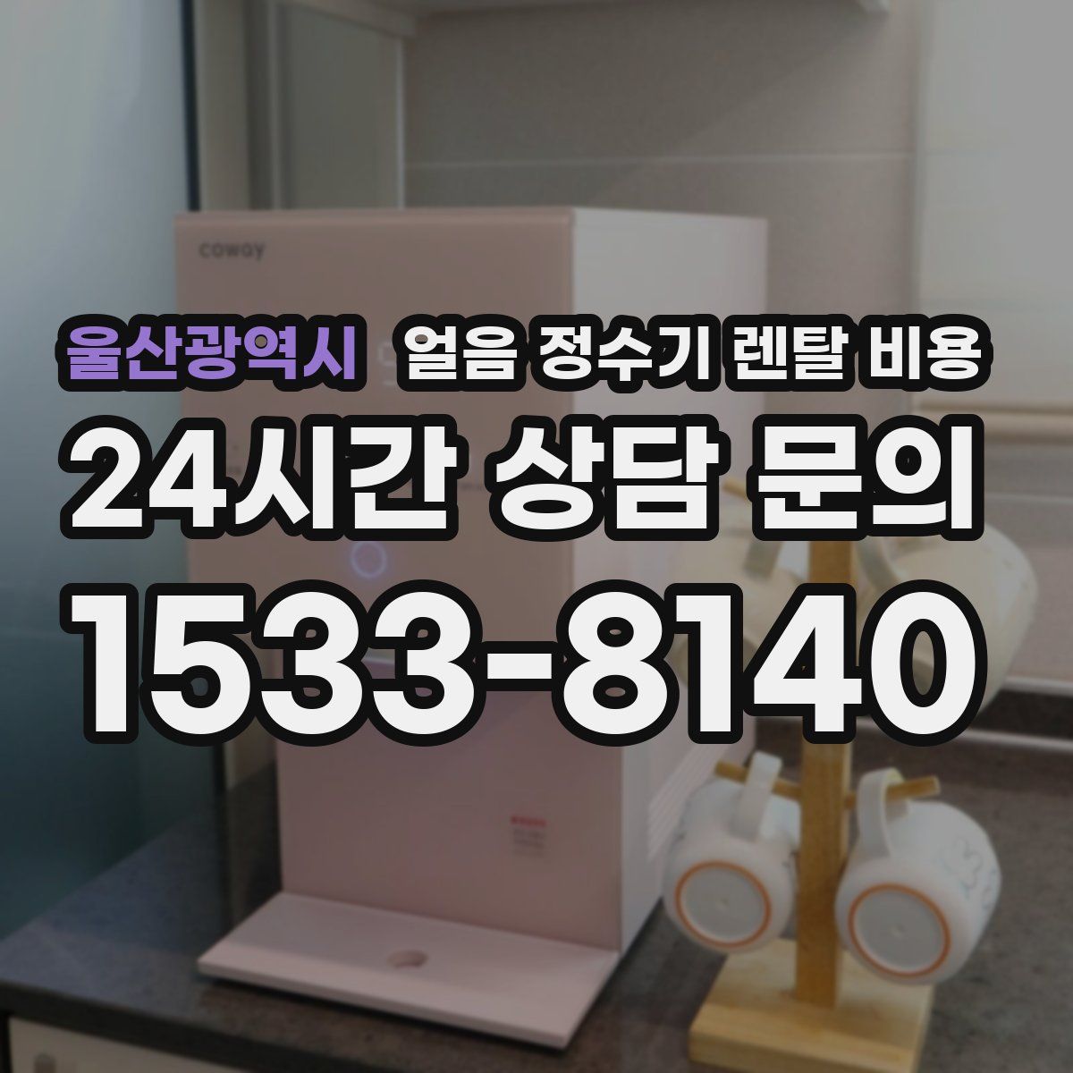 울산광역시 얼음 정수기 렌탈 비용