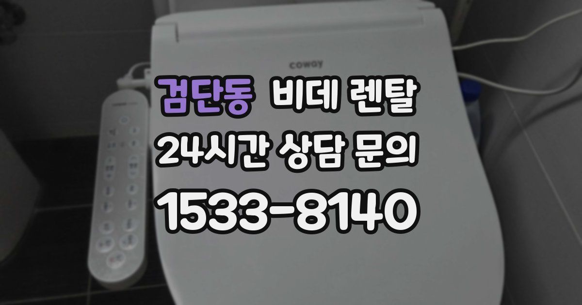 검단동 비데 렌탈