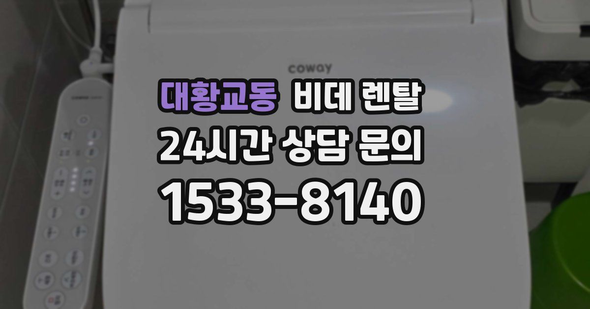 대황교동 비데 렌탈