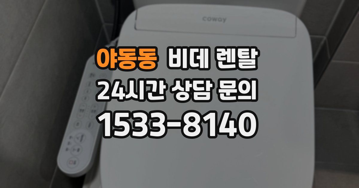 야동동 비데 렌탈