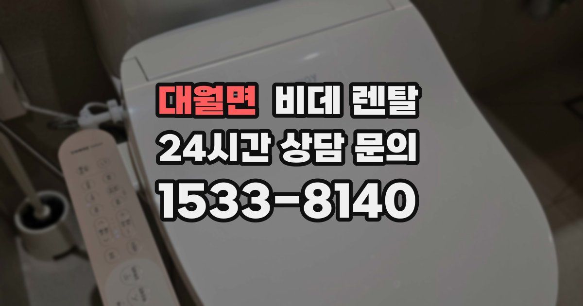 대월면 비데 렌탈