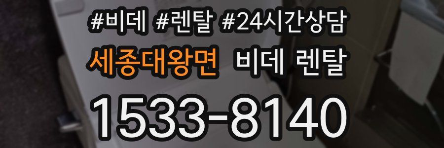 세종대왕면 비데 렌탈