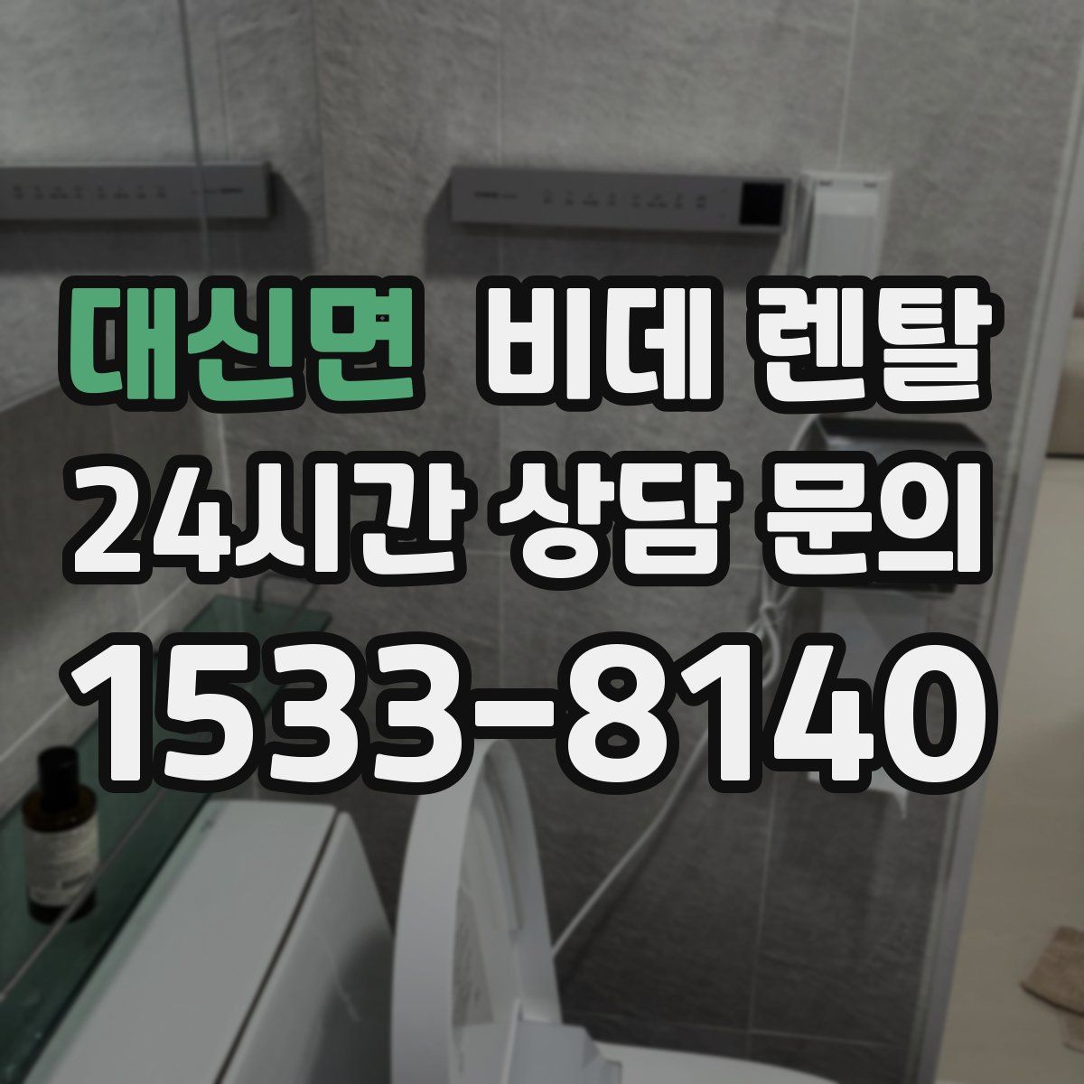 대신면 비데 렌탈
