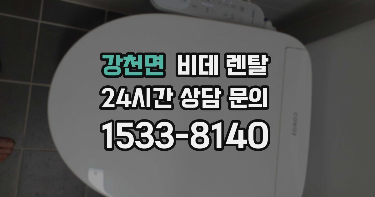 강천면 비데 렌탈