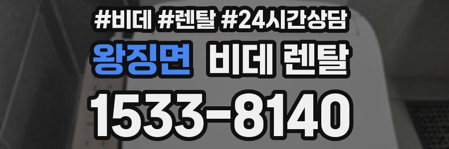 왕징면 비데 렌탈