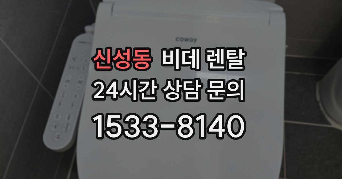 신성동 비데 렌탈