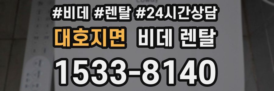 대호지면 비데 렌탈