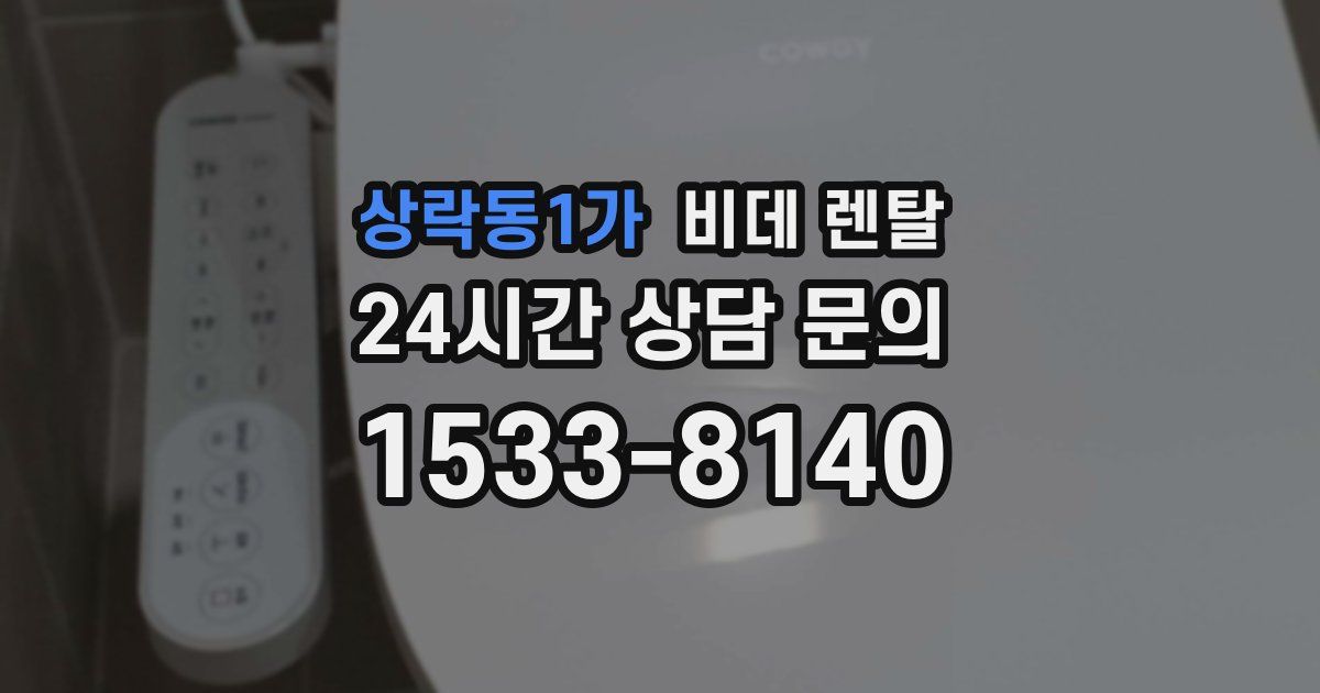 상락동1가 비데 렌탈