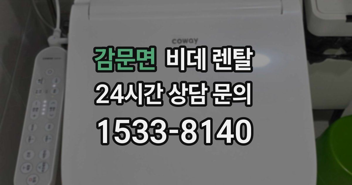 감문면 비데 렌탈