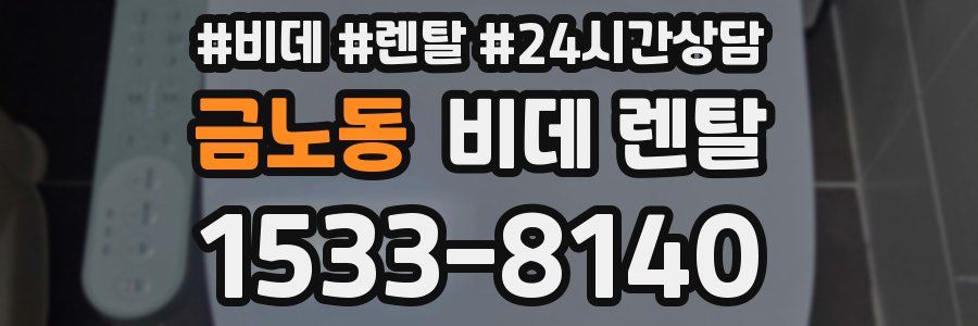 금노동 비데 렌탈