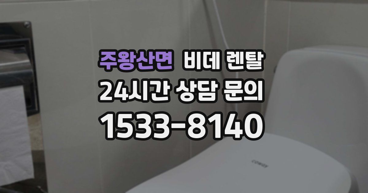 주왕산면 비데 렌탈