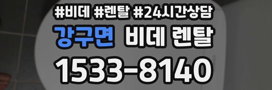 강구면 비데 렌탈