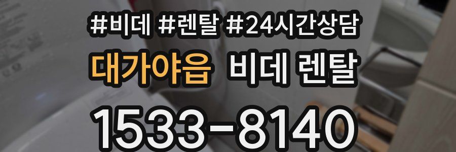 대가야읍 비데 렌탈