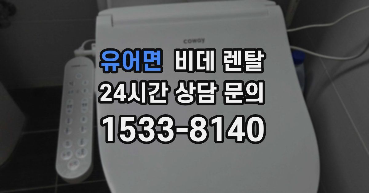 유어면 비데 렌탈