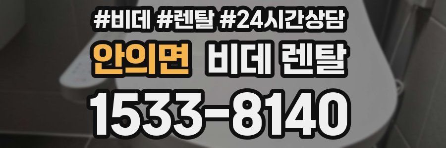 안의면 비데 렌탈