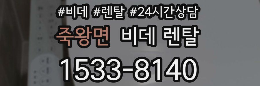 죽왕면 비데 렌탈