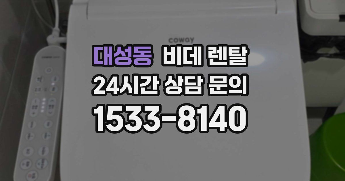 대성동 비데 렌탈