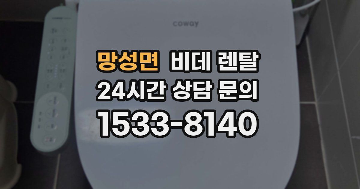 망성면 비데 렌탈