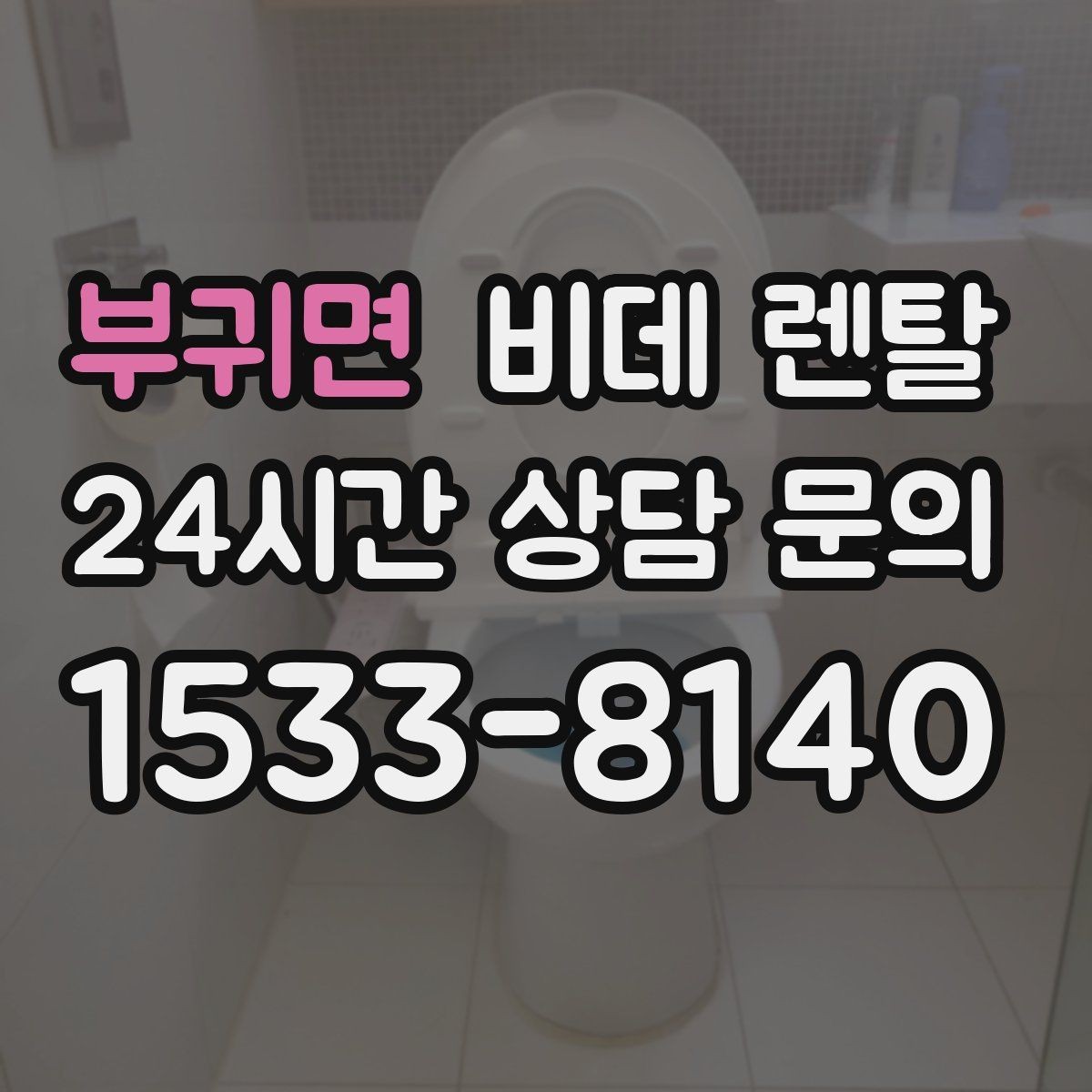 부귀면 비데 렌탈 제품 기능을 과하게 보지 않는 법