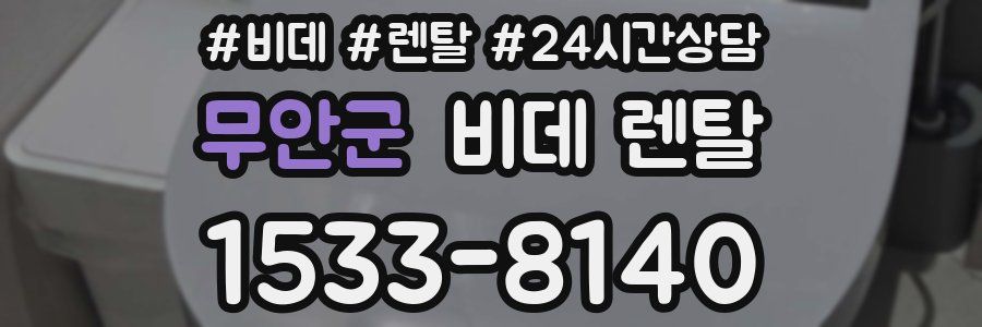 무안군 비데 렌탈