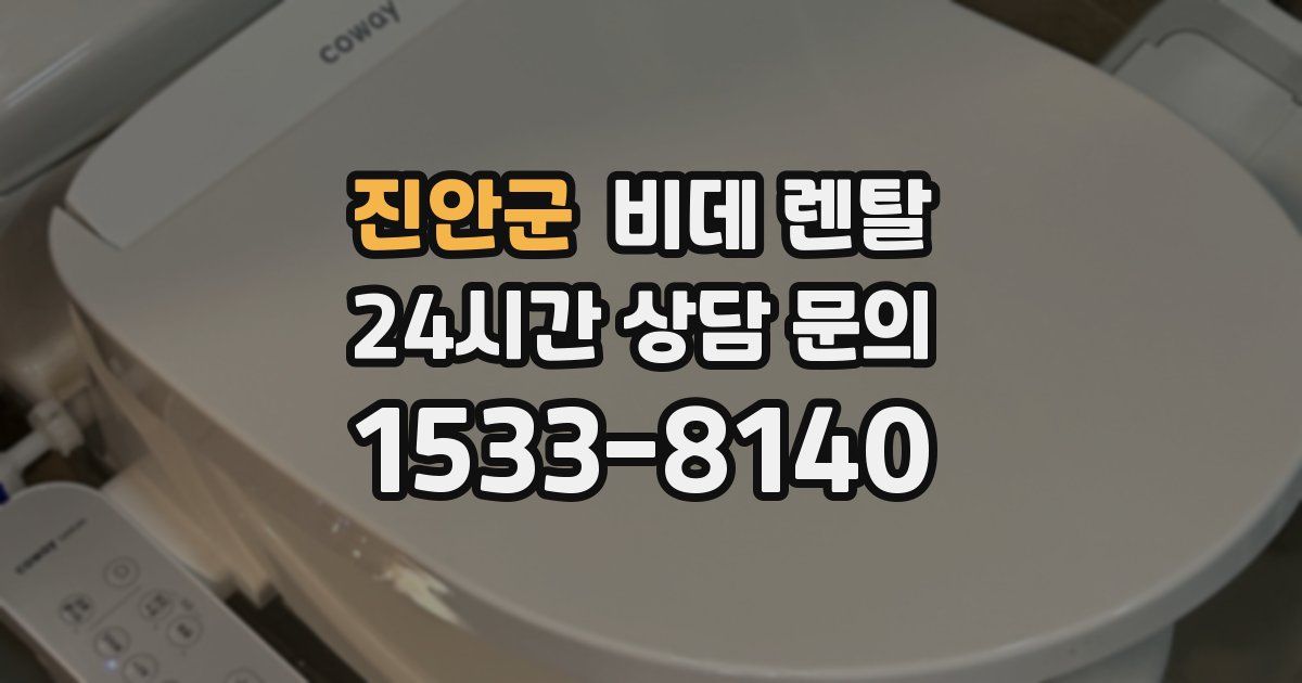 진안군 비데 렌탈
