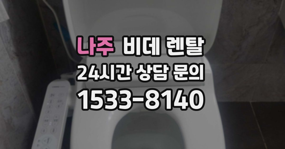 나주 비데 렌탈
