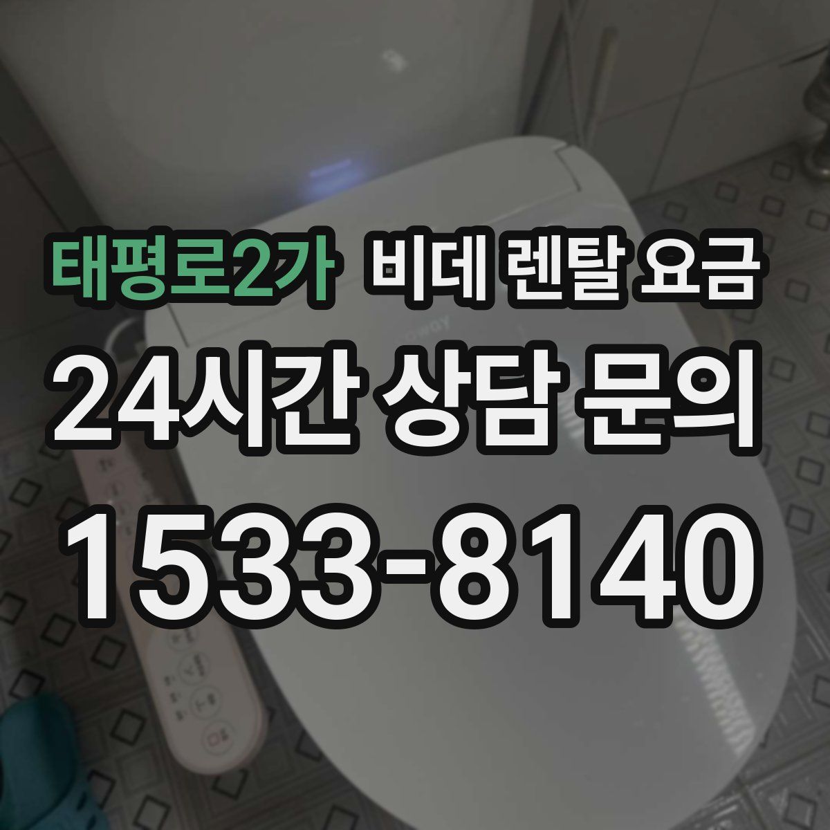 태평로2가 비데 렌탈 요금