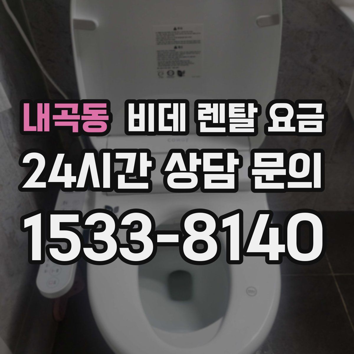내곡동 비데 렌탈 요금