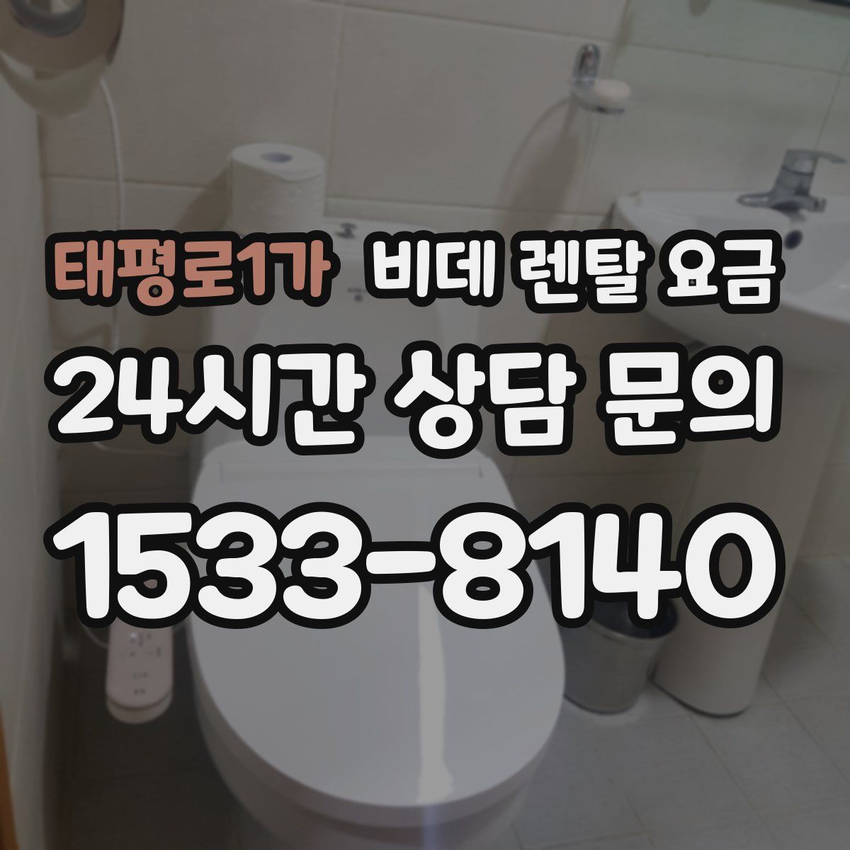 태평로1가 비데 렌탈 요금