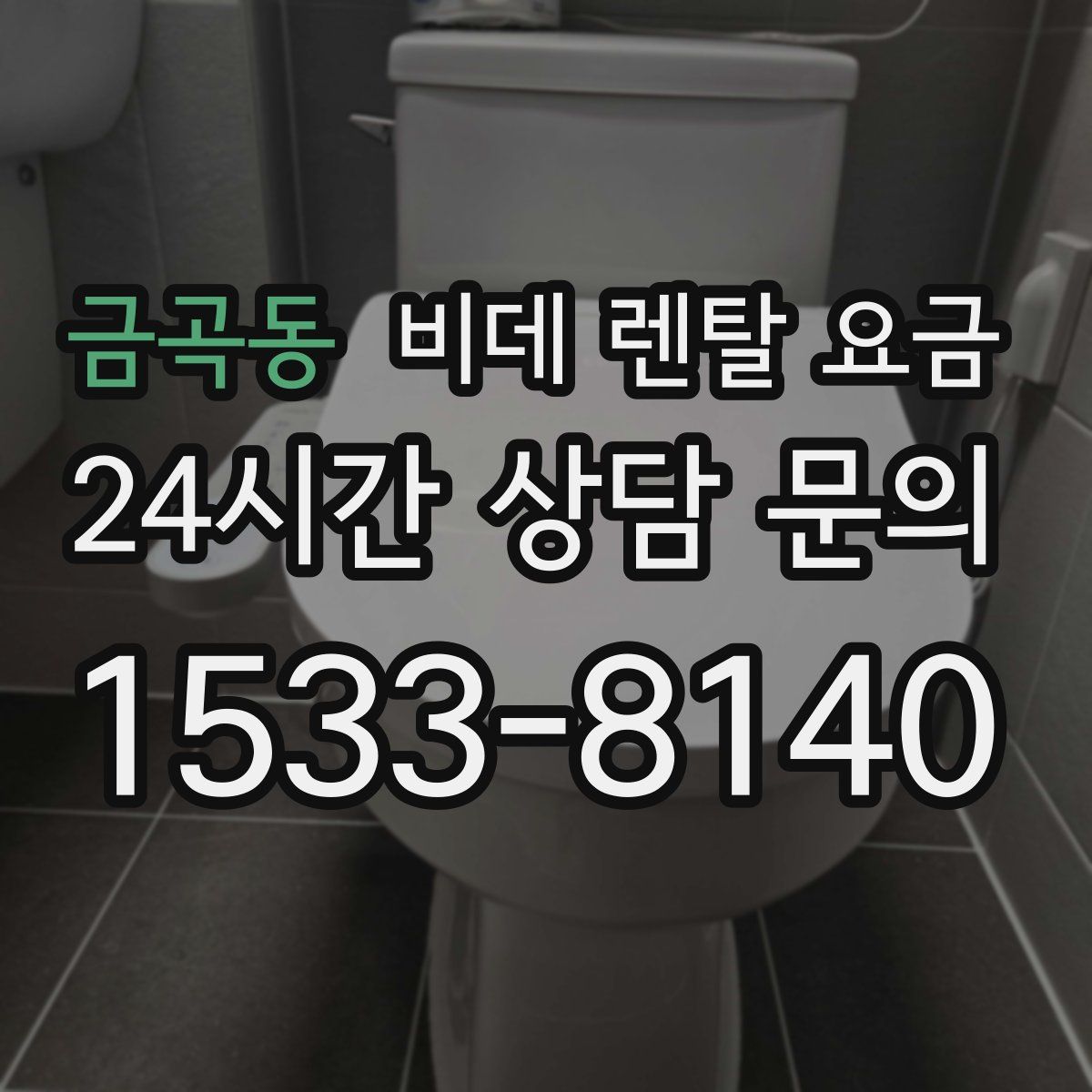 금곡동 비데 렌탈 요금