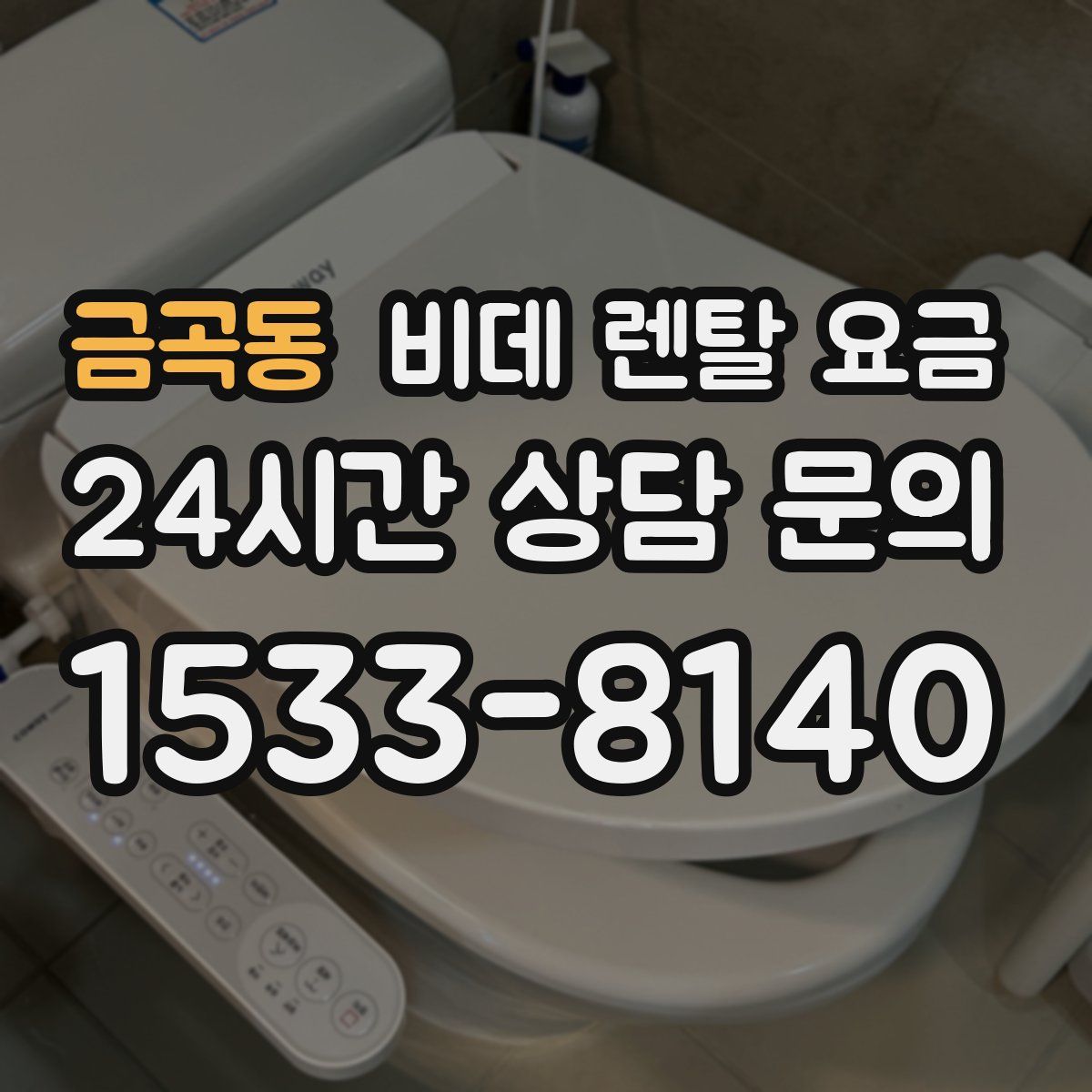 금곡동 비데 렌탈 요금