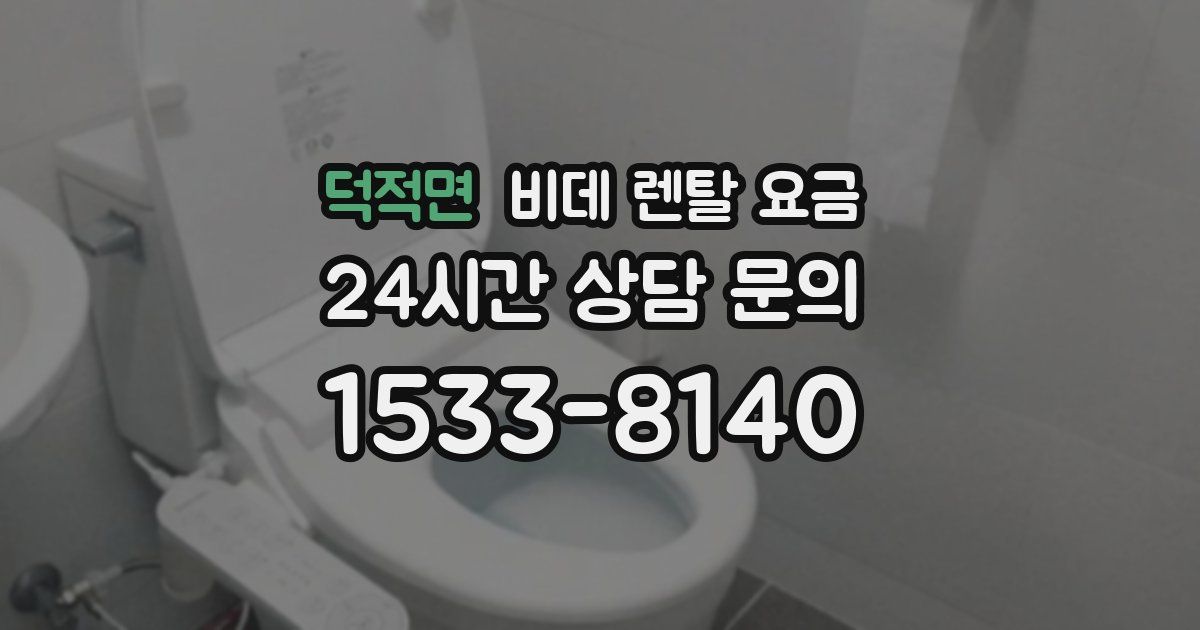 덕적면 비데 렌탈 요금