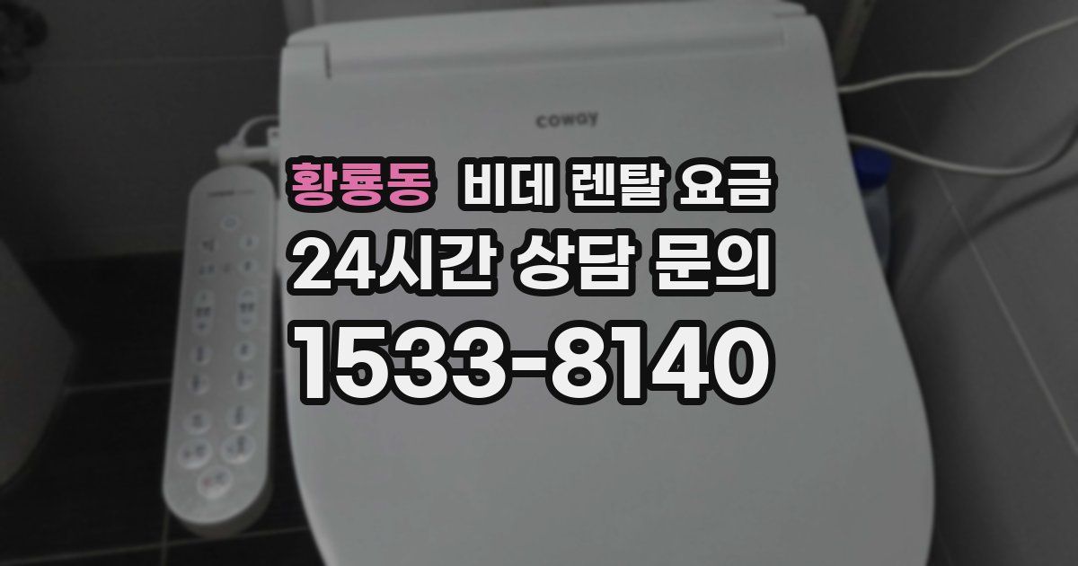 황룡동 비데 렌탈 요금