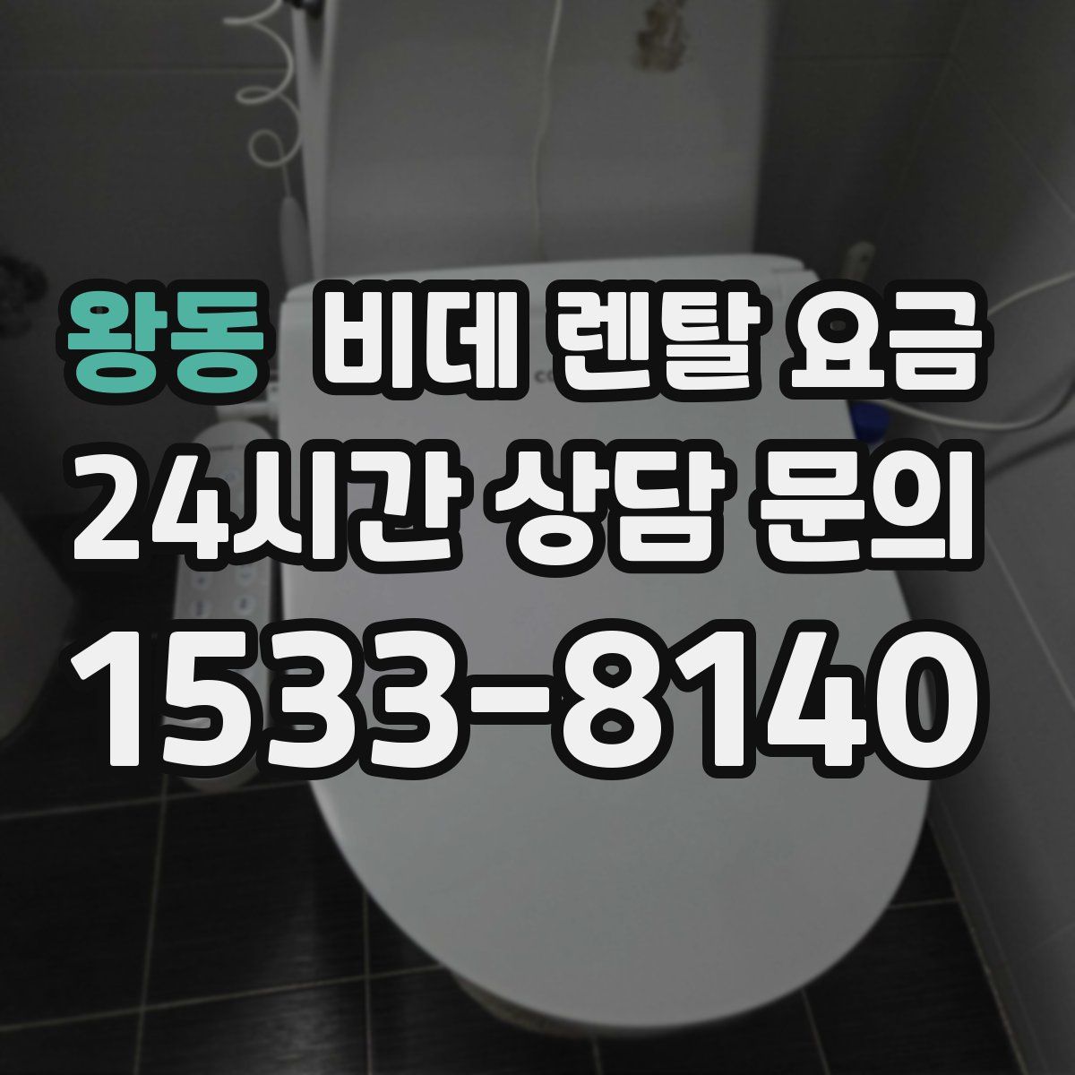 왕동 비데 렌탈 요금