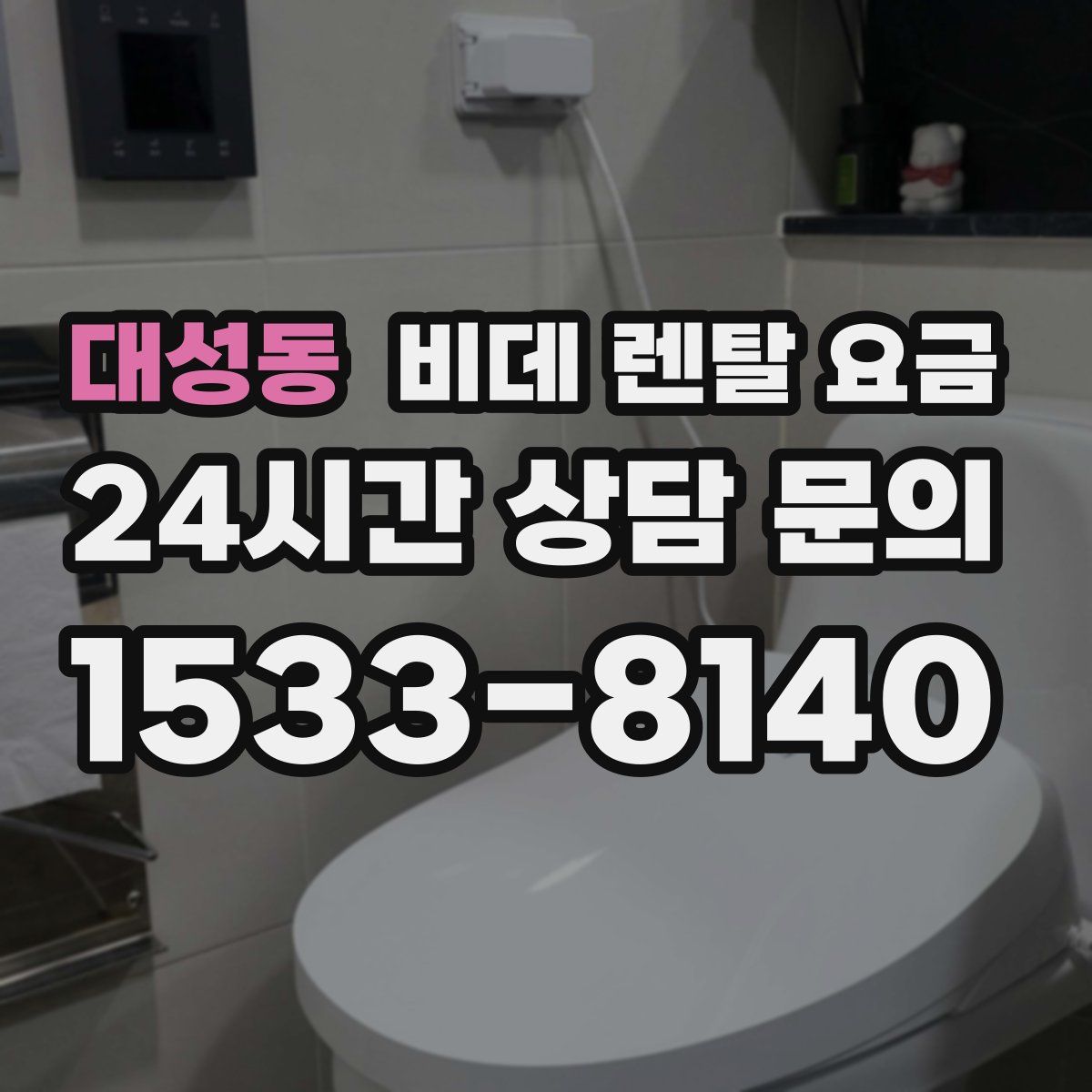 대성동 비데 렌탈 요금