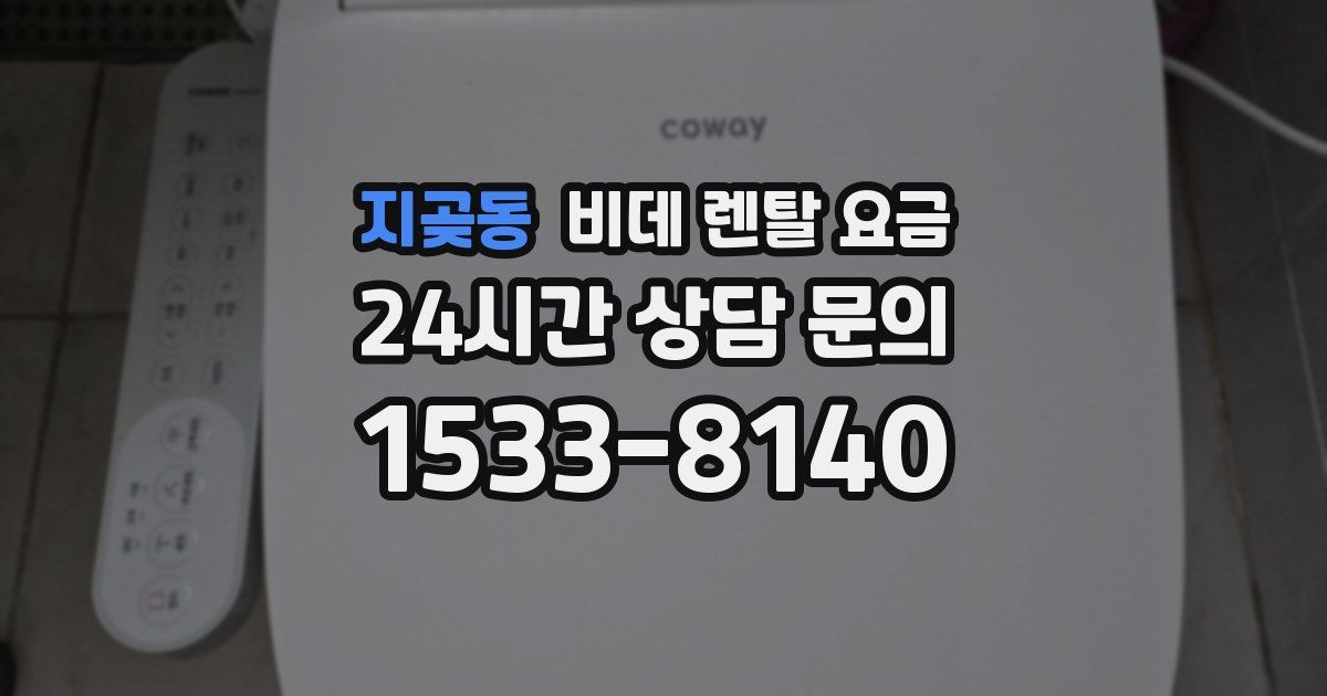 지곶동 비데 렌탈 요금