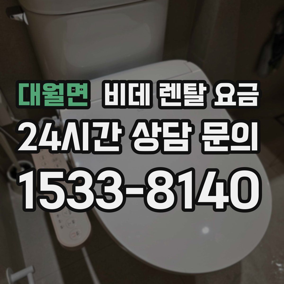 대월면 비데 렌탈 요금