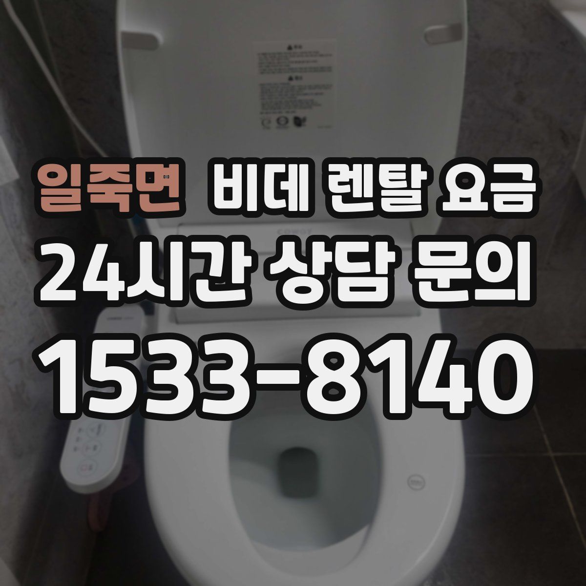 일죽면 비데 렌탈 요금