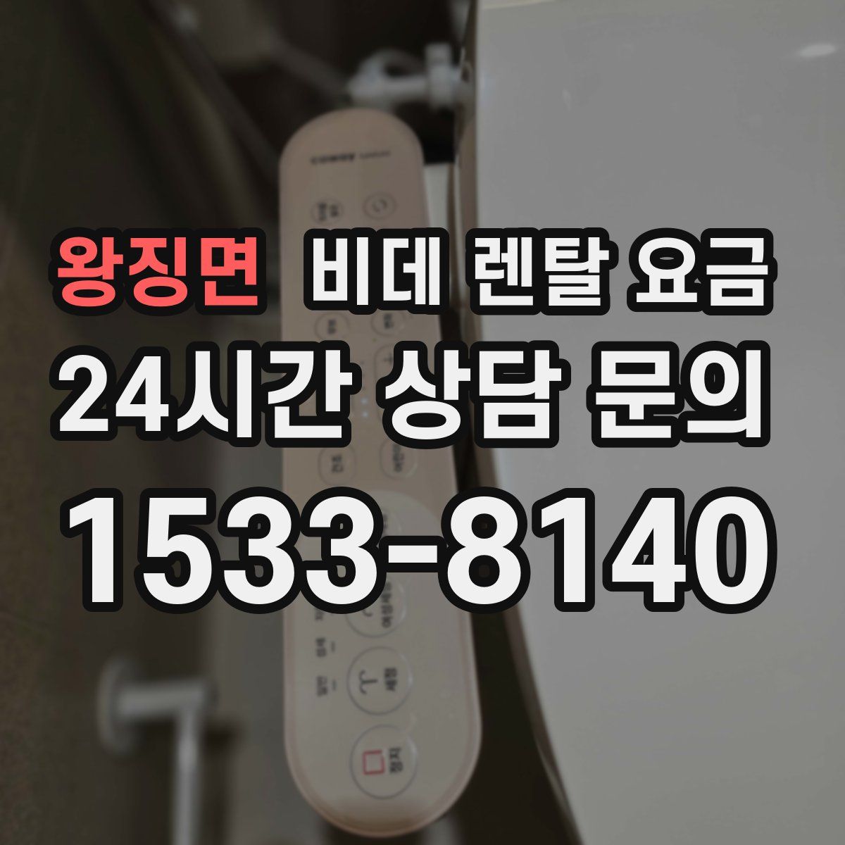 왕징면 비데 렌탈 요금